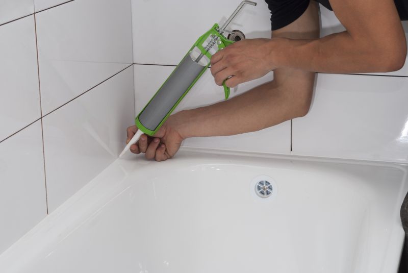 Sealed and Levelled Bathtub